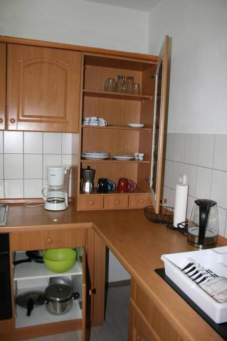 Ruhig Und Doch Zentral Apartment Erfurt Bagian luar foto